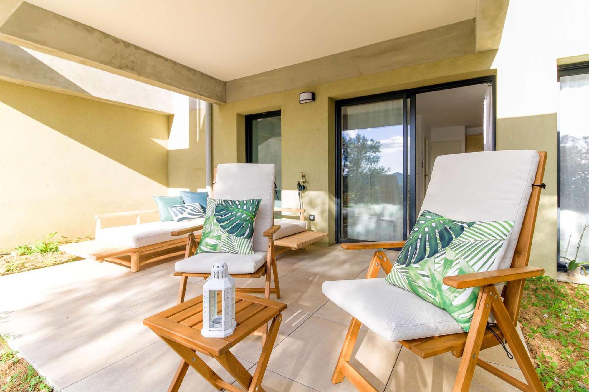 Select'Sohome - Joli Appartement Avec Jardin Privatif Et Parking - Capnat-F08 Борм-ле-Мимоза Экстерьер фото